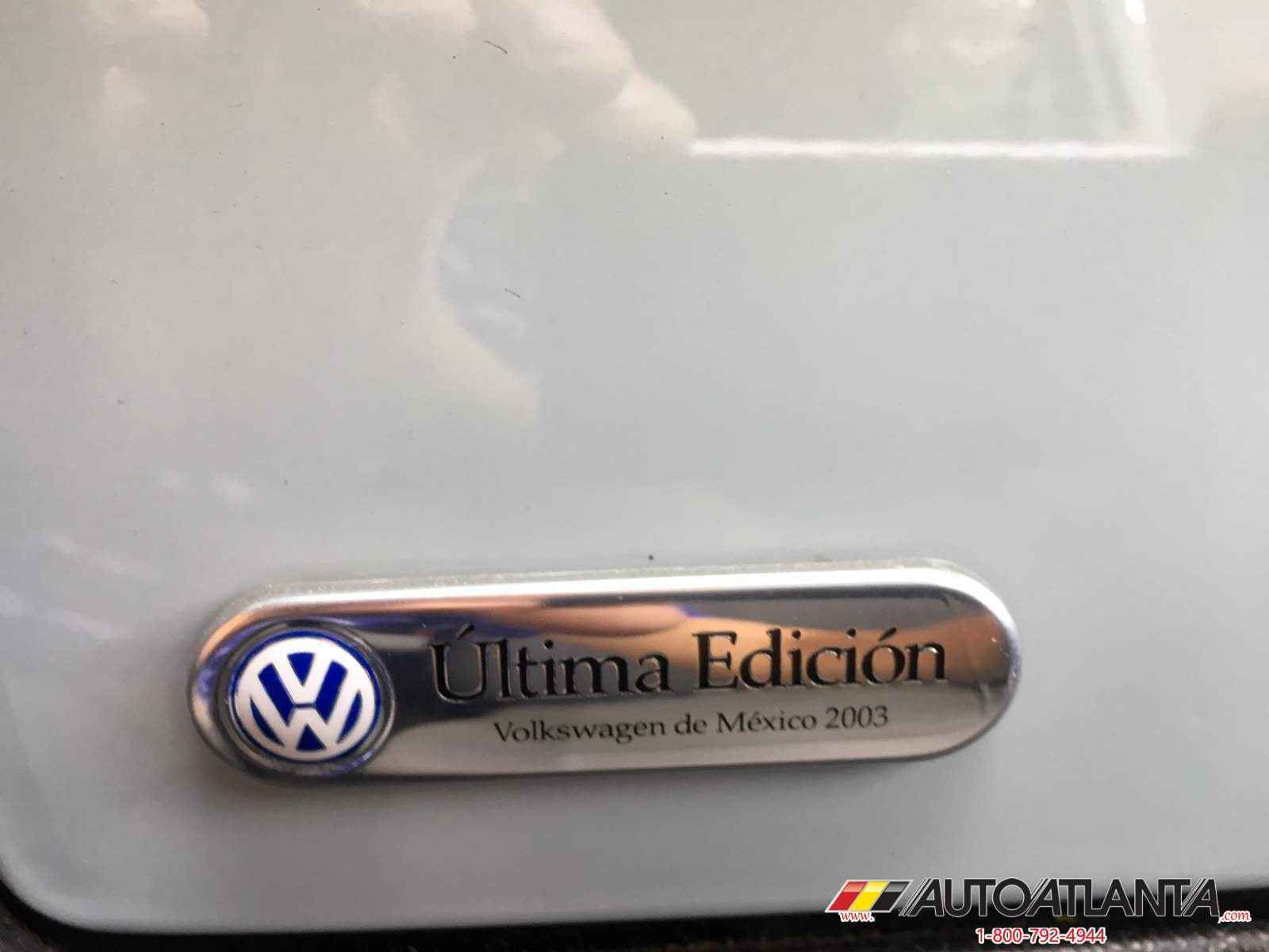 2004 VOLKSWAGEN BEETLE ULTIMA
