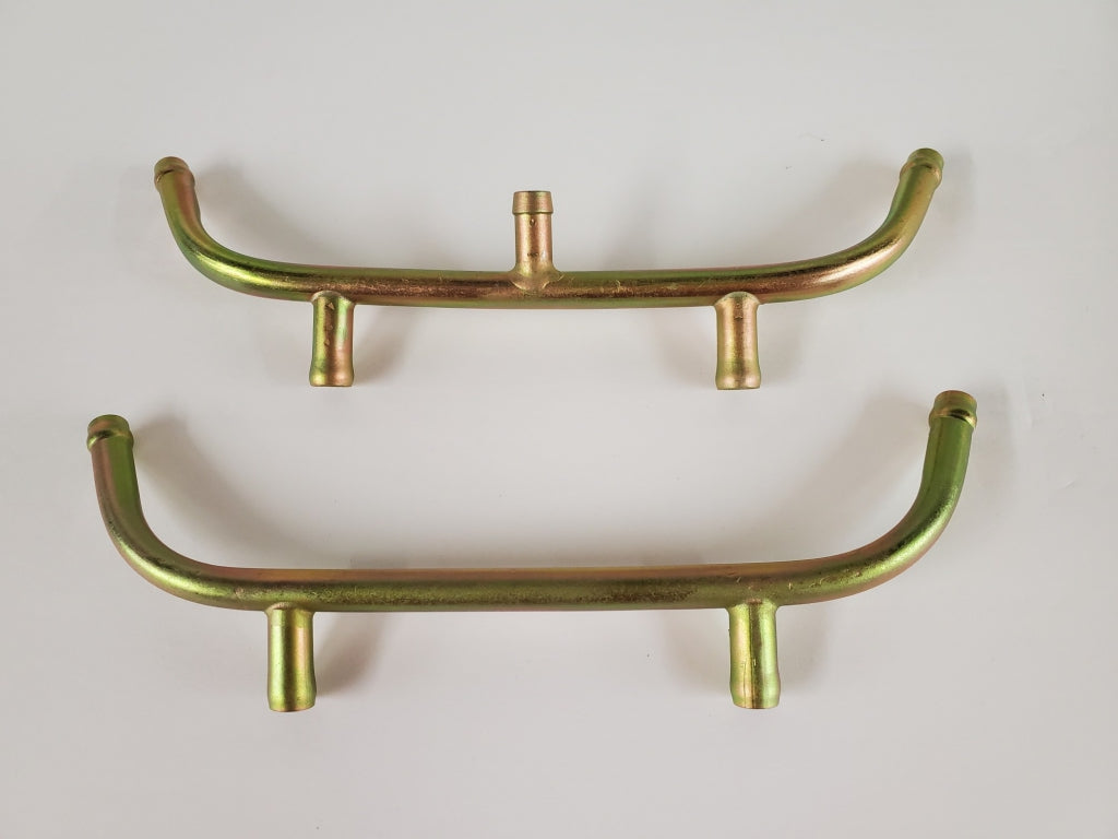 914 fuel rail set - yellow zinc plated - both sides - save $$