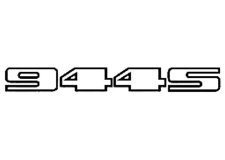 944S rear body decal outline block
