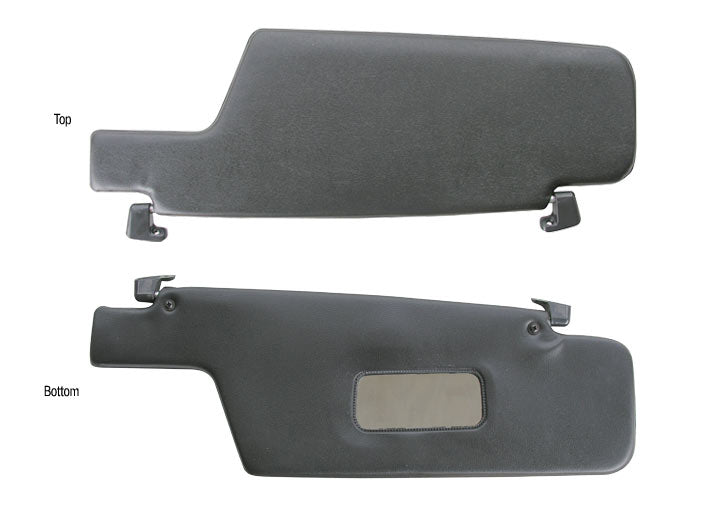 Reproduction Right Sun Visor, 911 Targa, Black Vinyl