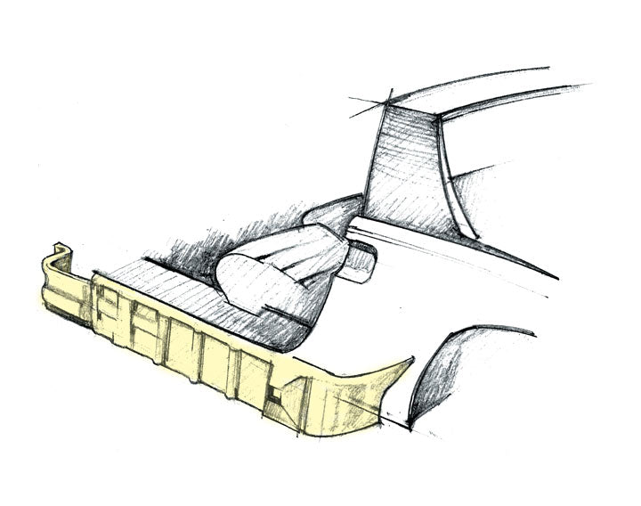 Rocker clamshell, right