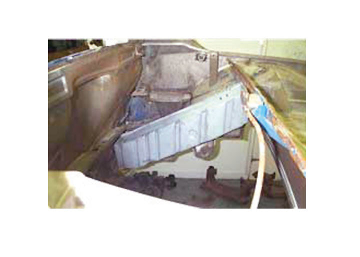 914 LONGITUDINAL INNER RIGHT FRAME REPAIR member upper