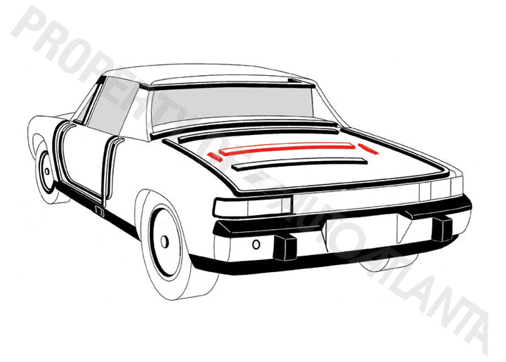 914 ENGINE bay SHROUD SEAL - LEFT OR RIGHT