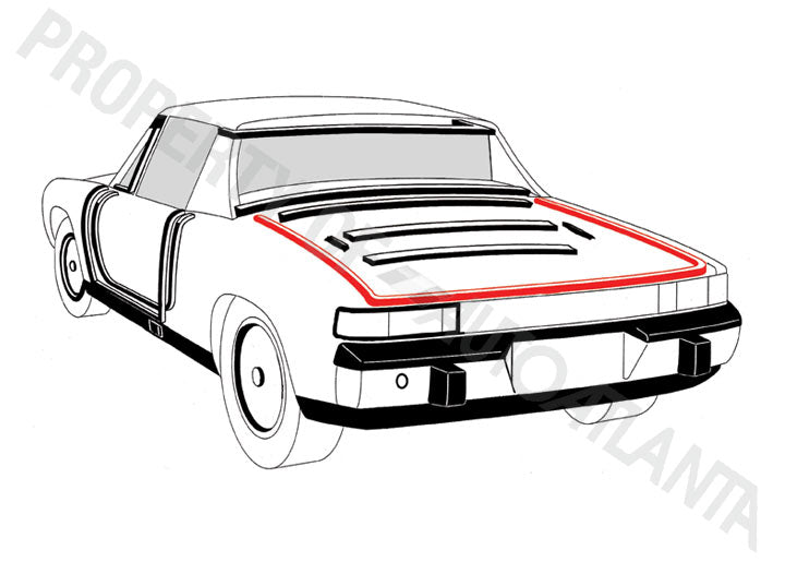 REAR TRUNK SEAL 914