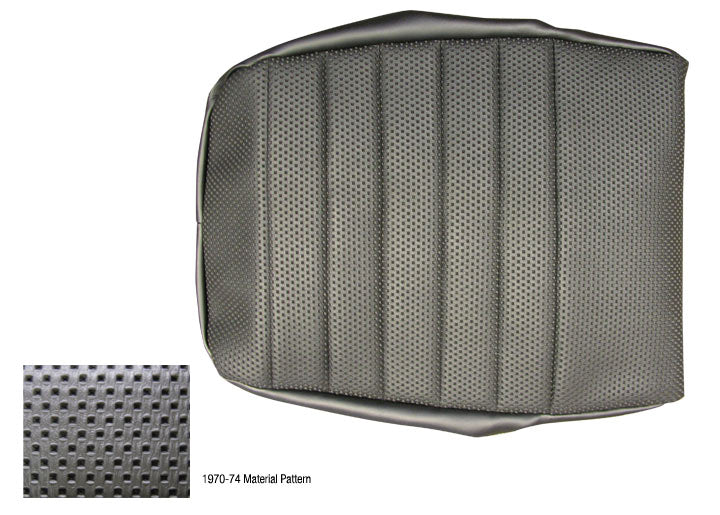 Seat cushion recovering kit 914 1972-74 black(made to order - 4 to 6 weeks)