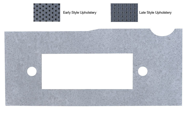 Dashboard radio Face plate; 914 1975-76 for later blaupunkt frankfurt