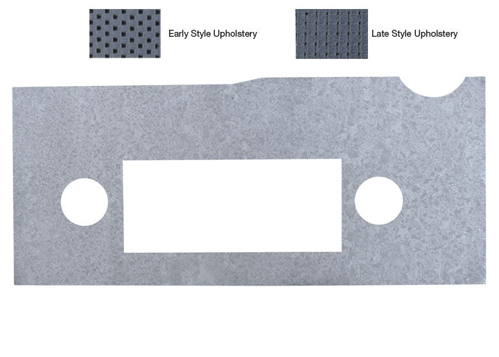 Dashboard radio Face plate 75 76 914 to install early blaupunkt frankfurt radio