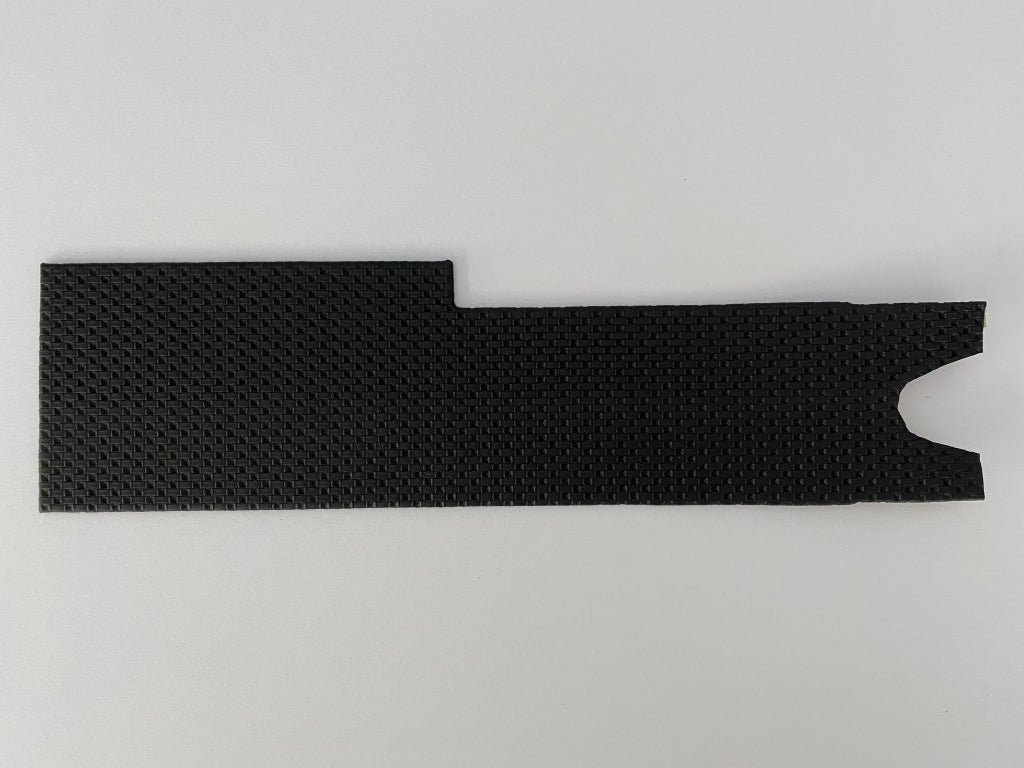 914-6 left dash face metal plate with brick weave covering ready to install