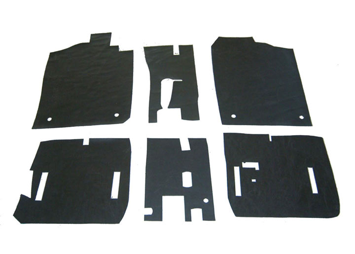 914 custom cut floor pan tar kit, 6 pieces