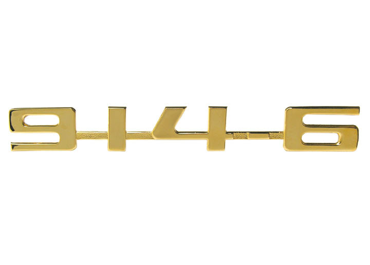 Gold 914-6 Emblem badge