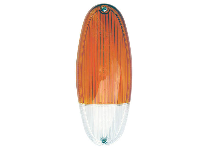 914 Front Turn Signal Lens, Euro Amber/Clear