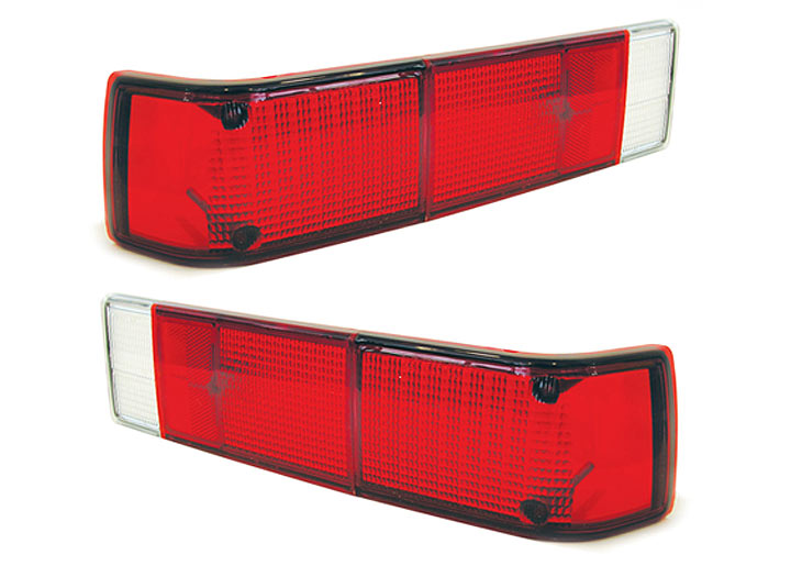 porsche 914 USA RED TAIL LIGHT LENS; SET OF TWO