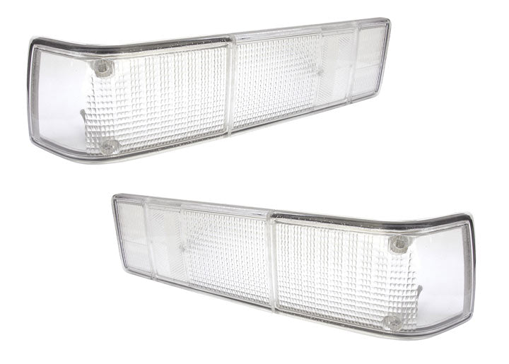 TAILLIGHT LENS, italian clear, set of two 914 tail light 1970-76