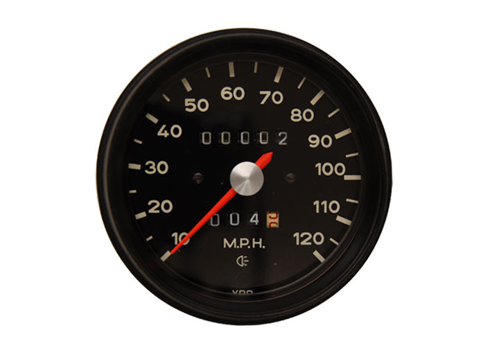 Rebuilt SPEEDOMETER 120MPH 914-4 (165X15 TIRES); 914 1970-72 price dependent on condition of your gauge