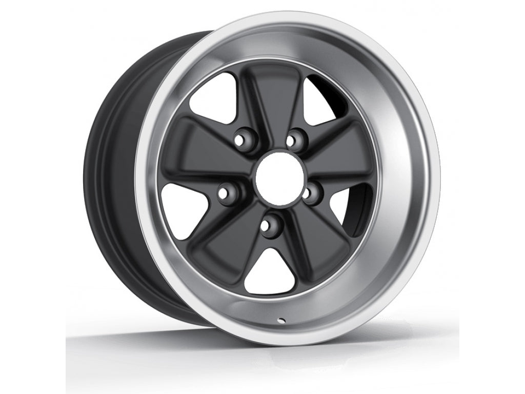 16x9 Fuchs Wheel - Black Satin Center