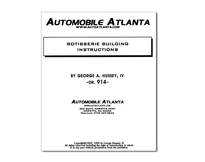 ROTISSERIE BUILDING INSTRUCTIONS (plans); 914 1970-76