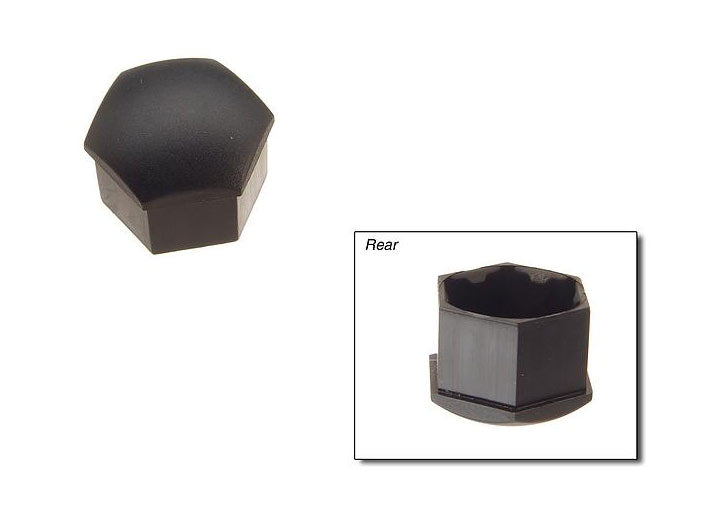 WHEEL SCREW CAP lug nut cover 17 mm 924- black