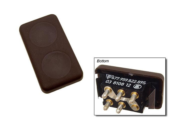 WINDOW SWITCH. - brown