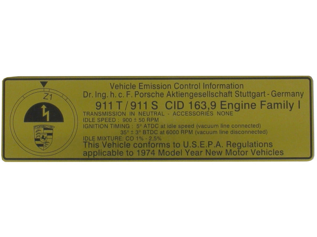 EXHAUST ADJ.SIGN
