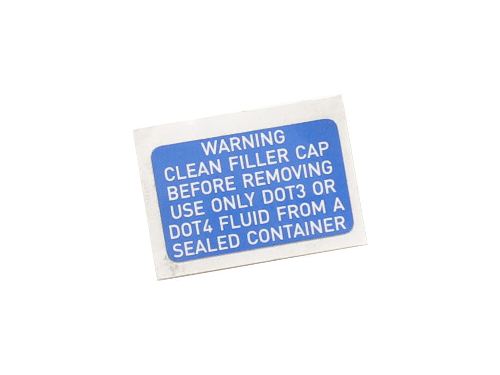 DECAL-BRAKE FLUID