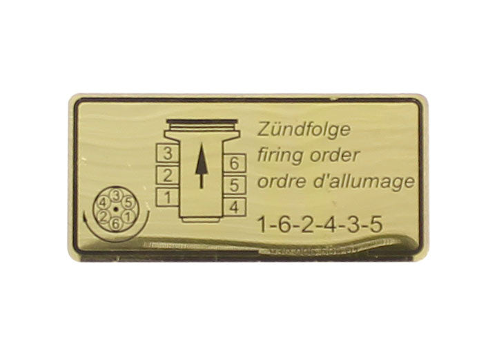 FIRING ORDER SIGN