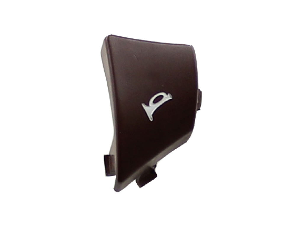 HORN BUTTON - burgundy