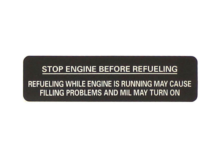 WARNING STICKER