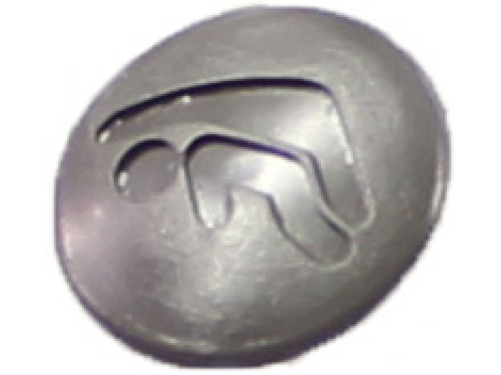 BACKREST BUTTON. - anthracite