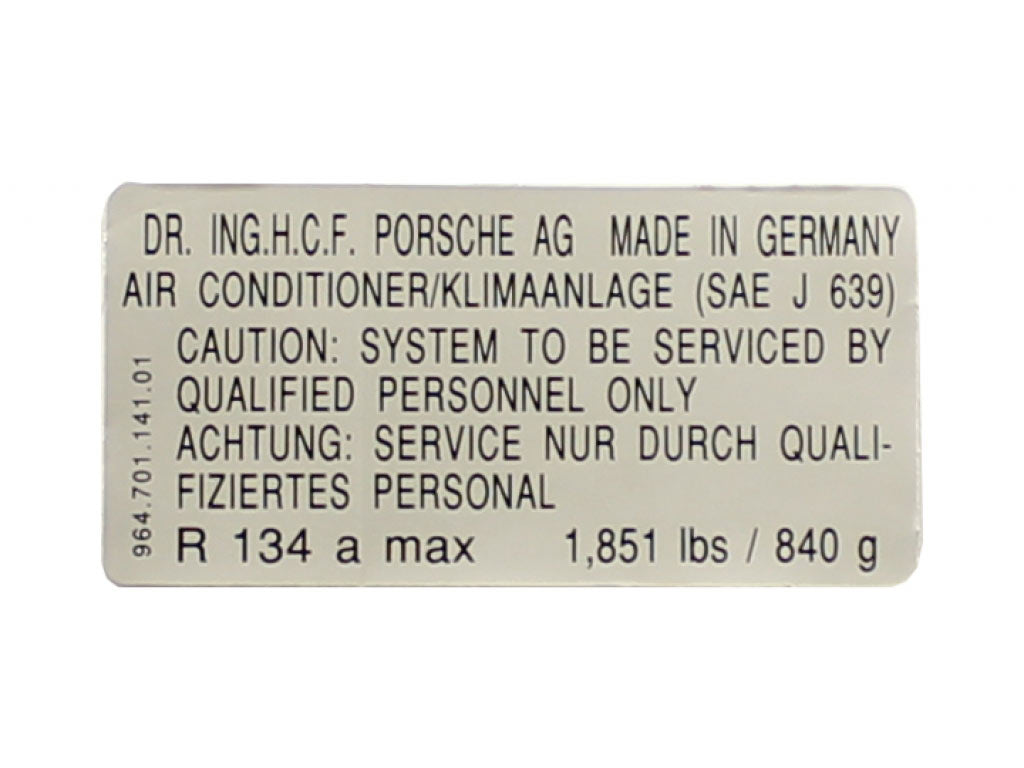 LABEL, a/c (air conditioner / conditioning).