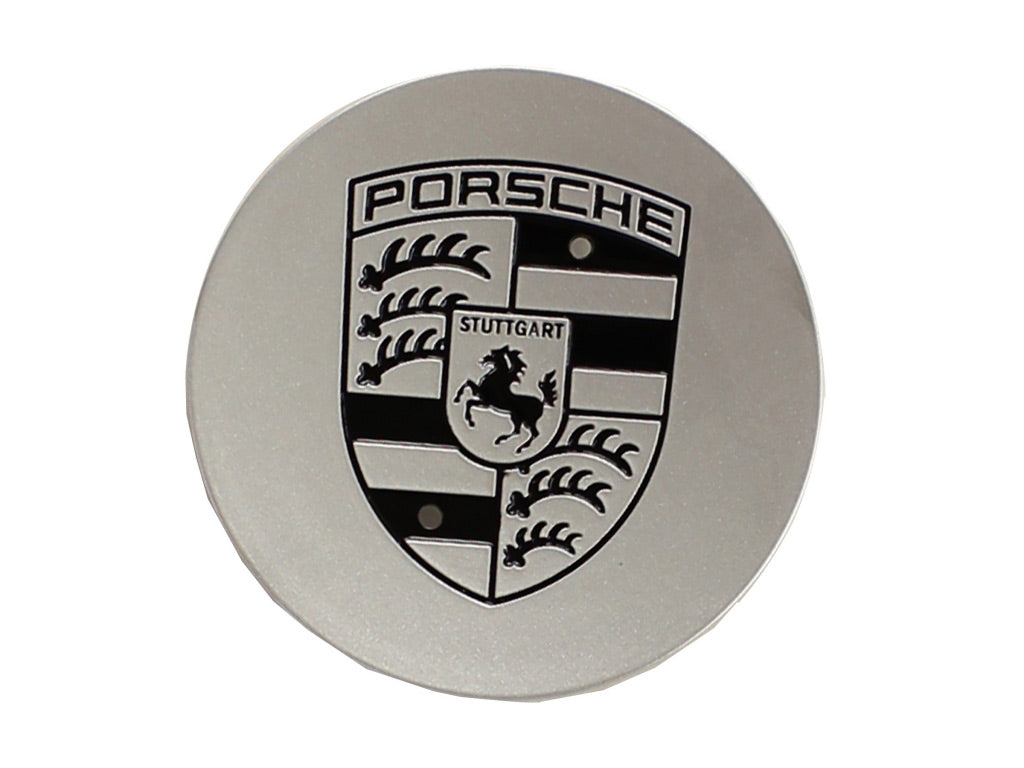 WHEEL TRIM CAP - silver crest black