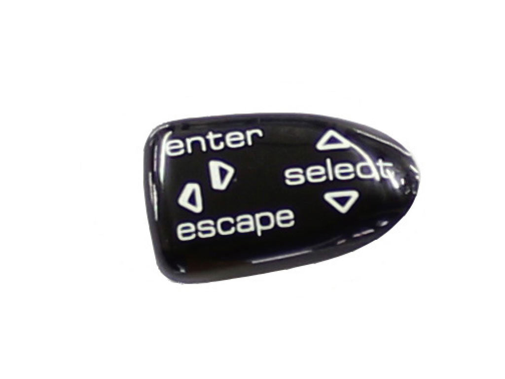 CAP WITH SYMBOL - gloss black direction indicator light high beam