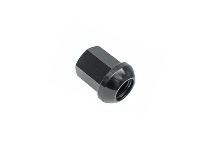WHEEL NUT black acorn alloy