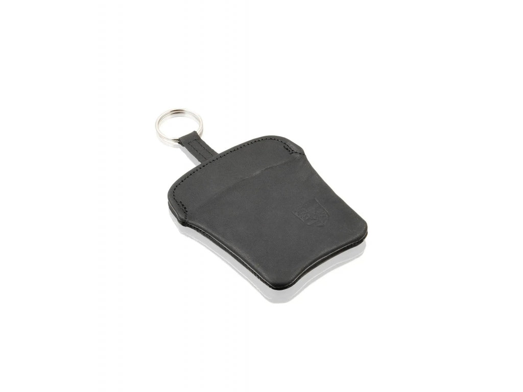 Porsche Classic Leather Key Pouch in Black