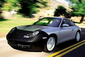 PORSCHE FRONT END COVER BRA; 993 1995-98