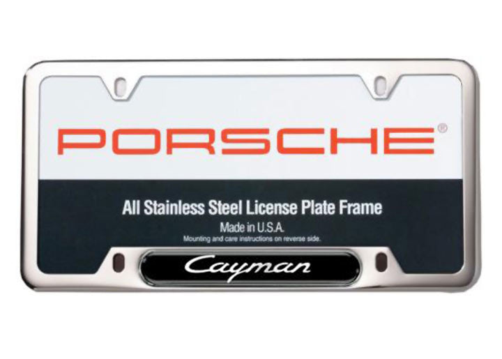 POLISHED LICENSE PLA