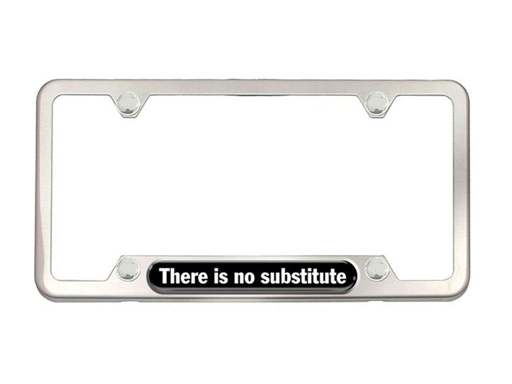 BRUSHED LICENSE PLAT