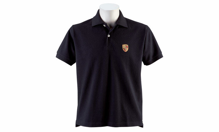 DISCONTINUED - POLO SHIRT CREST BLACK - size XL