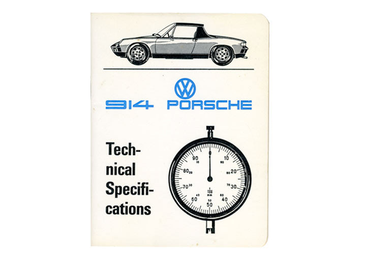 914 TECH spec LITERATURE POCKet book