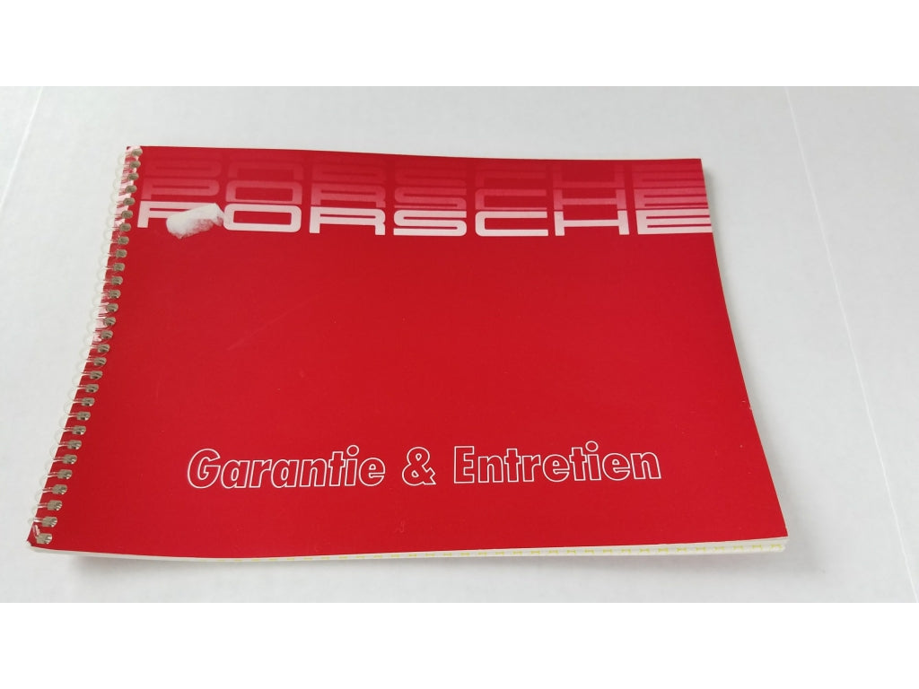 G+W-BROCH. warranty booklet in french