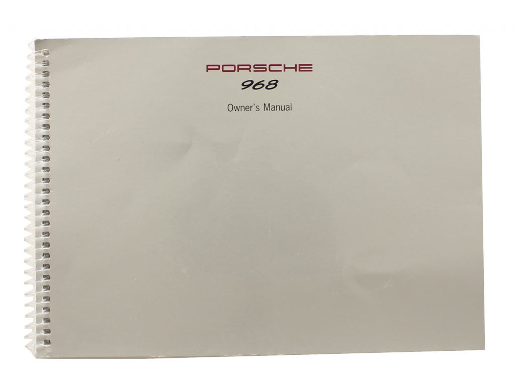 OWNER MANUAL 968 94-