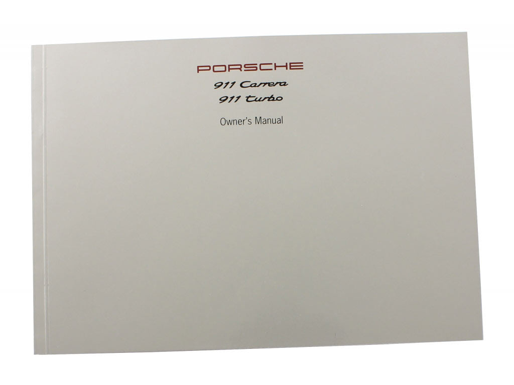 OWNER MANUAL 911 199