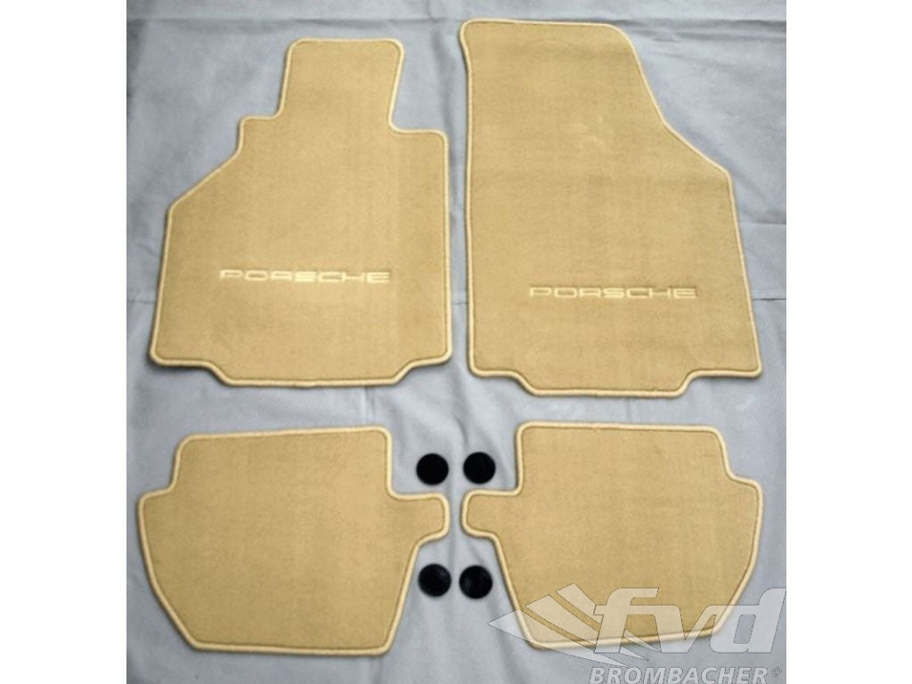 Original floormat set 996 Coupe - SAVANNA BEIGE