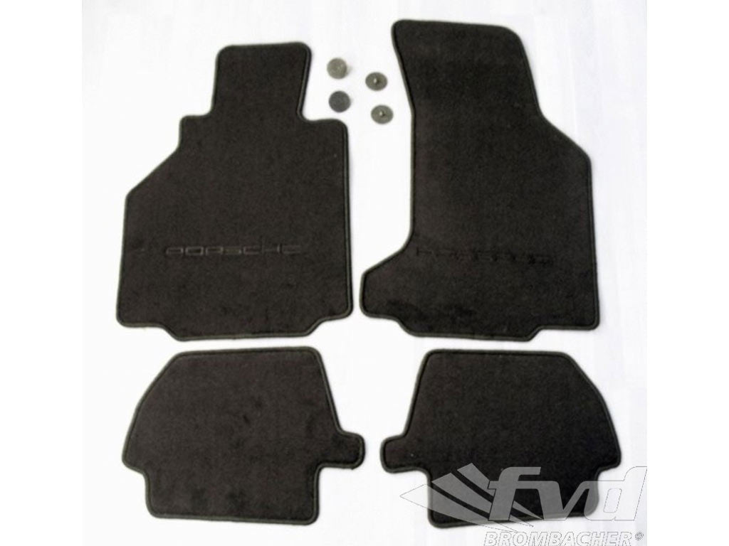 Original floormat set 996 Targa/Cabrio - BLACK