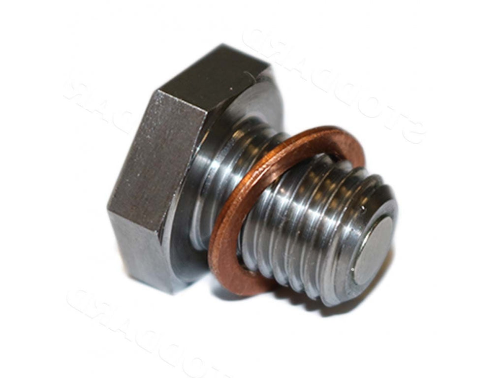Billet Stainless Steel Magnetic Drain Plug with seal, for 914 912E 12x1.5