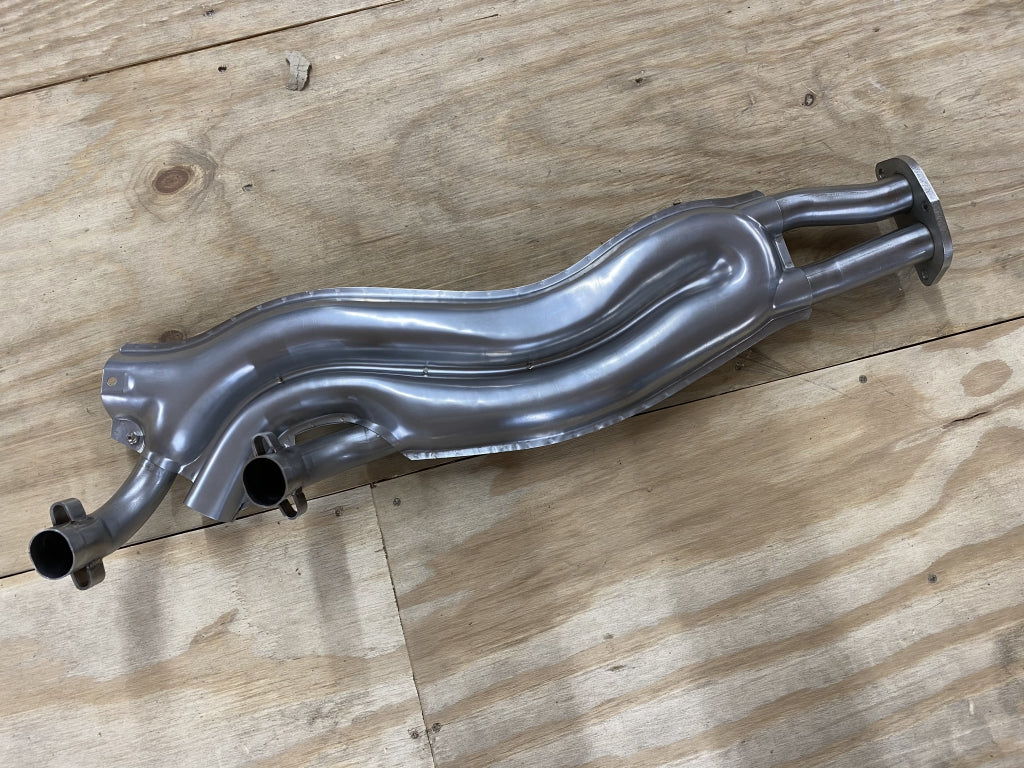 STAINLESS STEEL HEAT EXCHANGER RIGHT; 914 1973-74 2.0