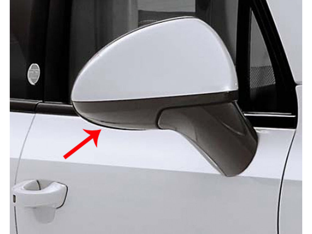 TechArt Side Mirror Bottom Shell Glossy Carbon Fiber or Painted