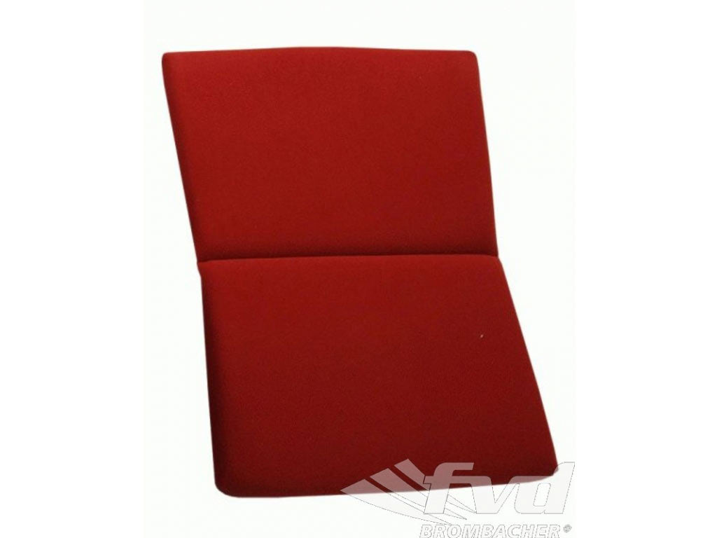 Backrest Cushion Red Velour for all racing shells