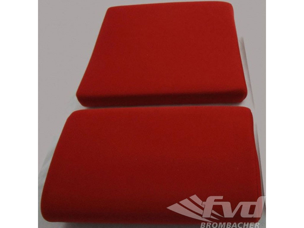Pillow Pole Position cloth 2pc. red velour