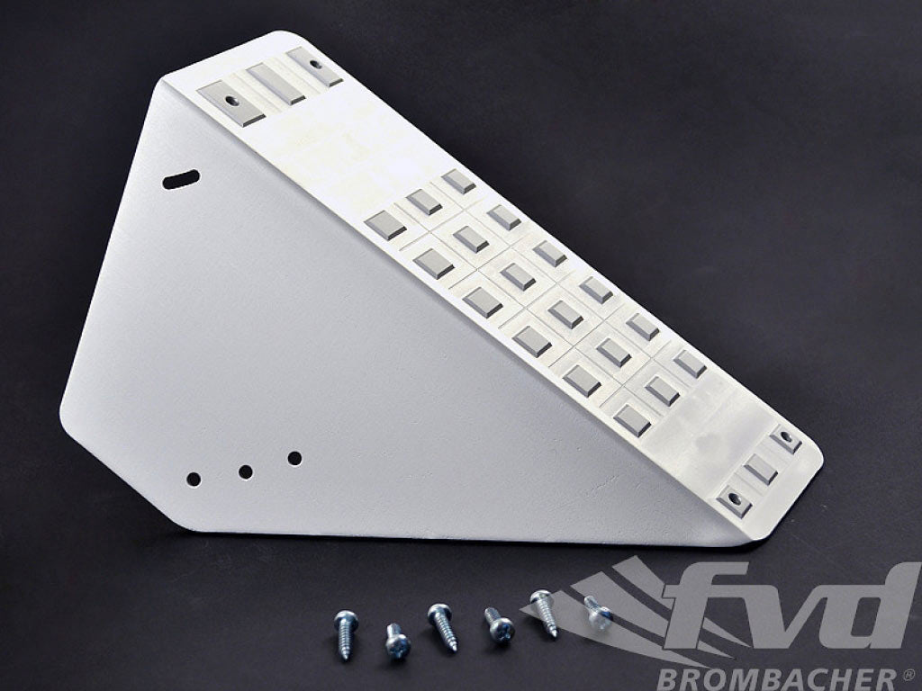 911/964/993 Aluminum Dead Pedal Grind without Logo