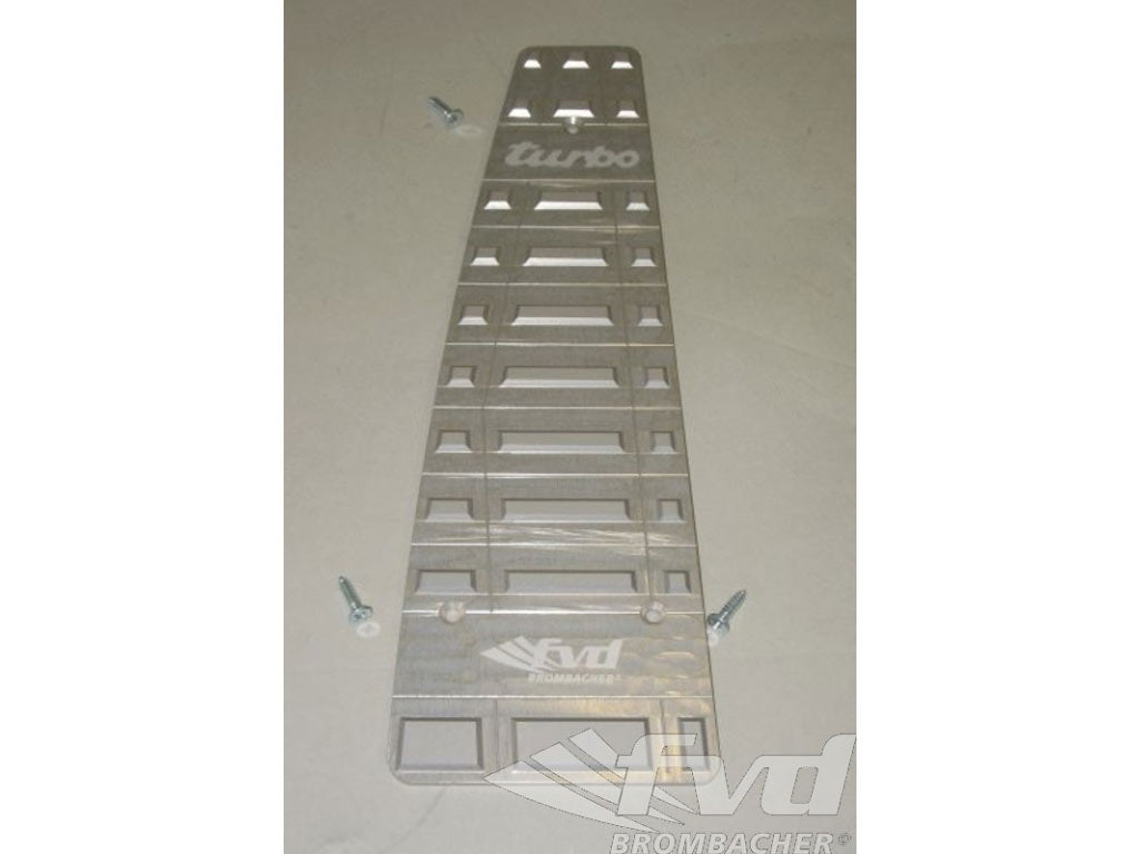 987/997 Aluminum Dead Pedal Turbo